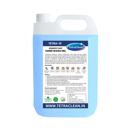TETRA-13 Disinfectant Hand Wash Gel – 5L